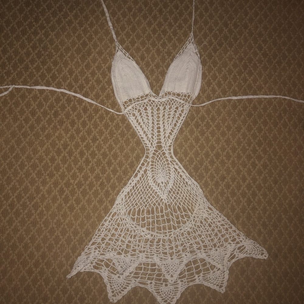 Crochet Bathing suit coverup / dress